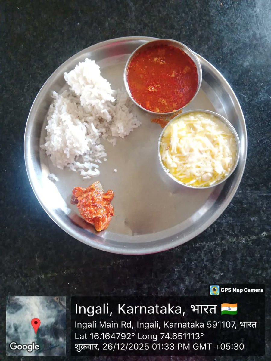 MDRSBC211's tweet photo. Lunch photos  #SocialAudit_SWDMeals #SocialWelfare_Karnataka https://t.co/6yxpGGnxor