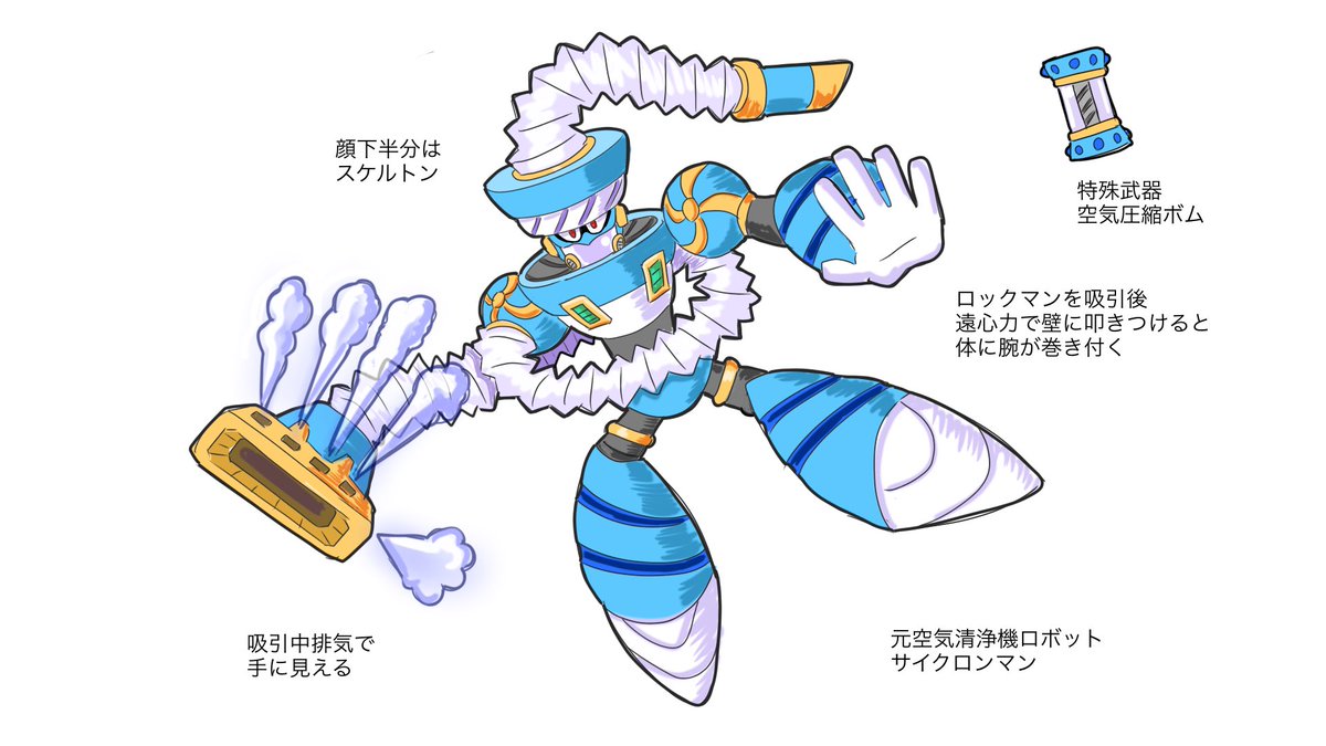 ボスデザイン部門 ペンネーム：inuzoukin #ロックマンDO #ボスデザイン