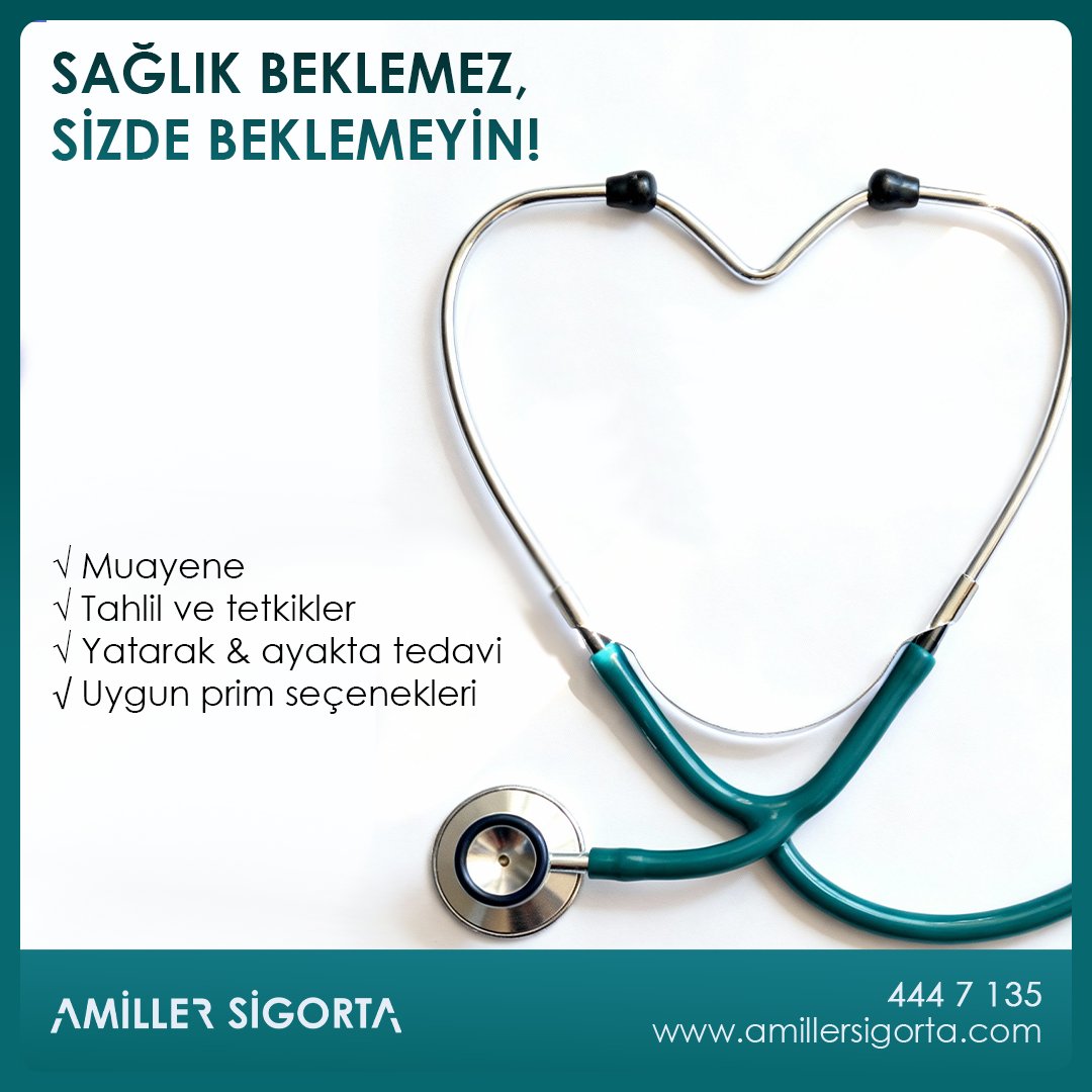 AmillerSigorta's tweet photo. Sağlığınızı ertelemeyin, masrafları dert etmeyin!
Tamamlayıcı Sağlık Sigortası ile SGK anlaşmalı özel hastanelerde, fark ücreti ödemeden kaliteli sağlık hizmeti alın.

✔ Muayene
✔ Tahlil ve tetkikler
✔ Yatarak & ayakta tedavi
✔ Uygun prim seçenekleri

Sağlık beklemez, siz de beklemeyin.
Detaylı bilgi ve teklif için bizimle iletişime geçin.

444 7 135
https://t.co/A0ZKxZeUag