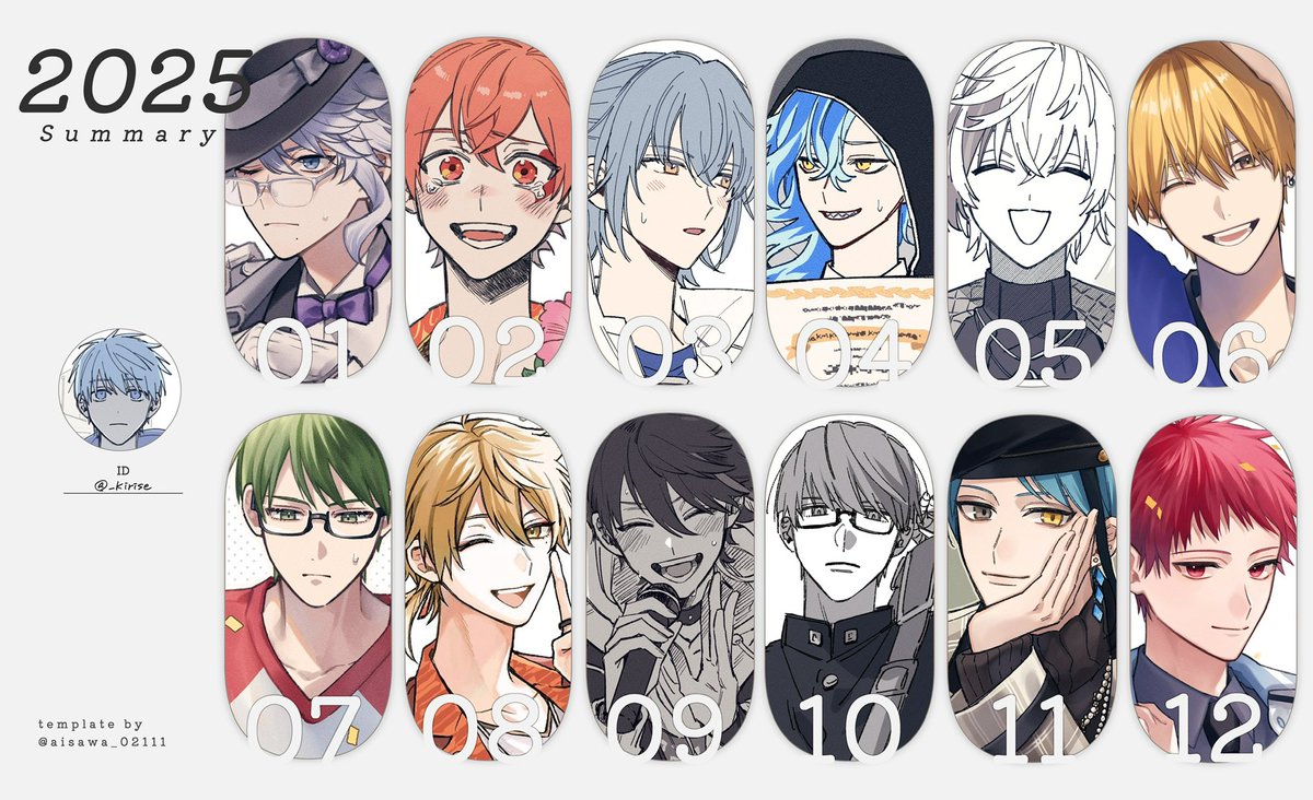 ジャンルごちゃごちゃだけどテンプレートお借りしてまとめてみた〜！