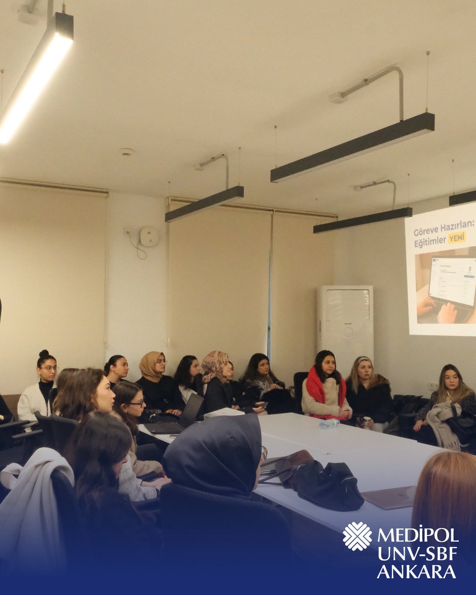 PSIR_AMU's tweet photo. Ankara Medipol Üniversitesi TTO tarafından düzenlenen ESC30 Eğitimi, öğrencilerimize Avrupa Dayanışma Programı fırsatlarını tanıttı.

The ESC30 training organized by Ankara Medipol University TTO introduced students to European Solidarity Corps opportunities. https://t.co/wXv1acUTQR