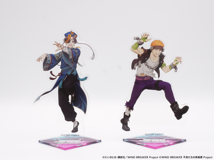 【#C107 グッズ紹介📝】

冬コミで販売する「アクリルスタンド」のサンプルを写真でご紹介いたします📸
グッズおよびイベントの詳細は特設サイトをご確認ください！

▼特設サイト
recruit.aiming-inc.com/team-caravan/e…

#ウィンヒロ #ウィンブレ