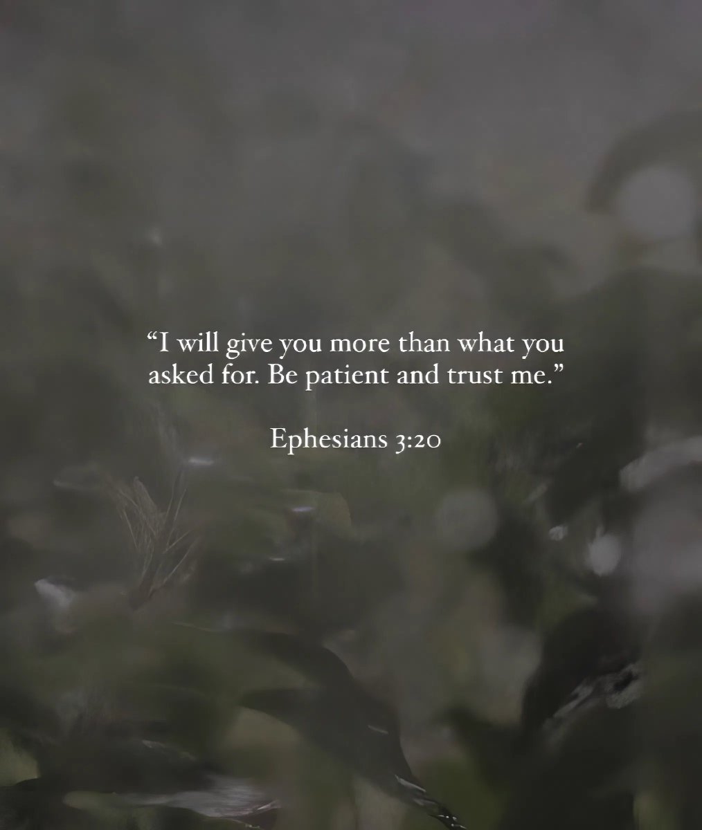 Aestheticswallz's tweet image. God will give you more than what you asked for. Trust him.