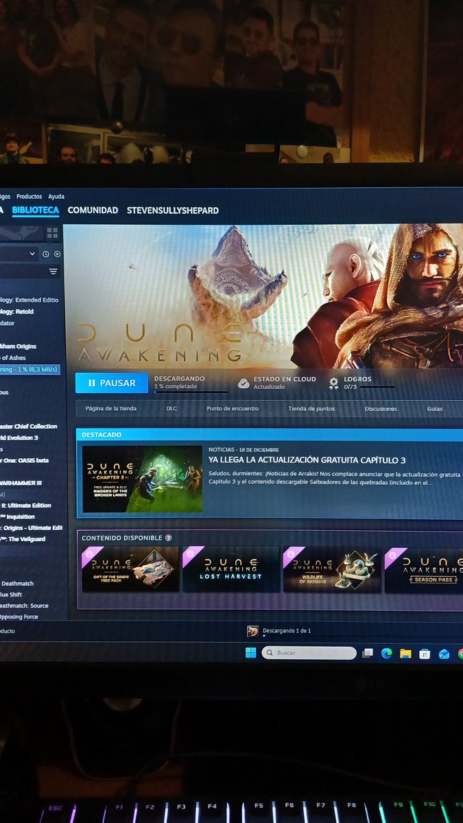 Estas Navidades ha venido Lisan al Gaib en el lugar de Papá Noel para obsequiarme con el Dune Awakening para PC por Steam.