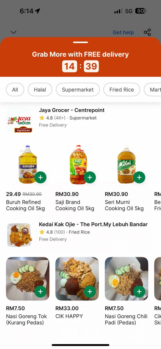 OwToTheZie's tweet photo. Both kedai ada free delivery kat Grab now!

Kedai Kak Ojie
OG Street Kitchen https://t.co/5ZoVRw0Wwt