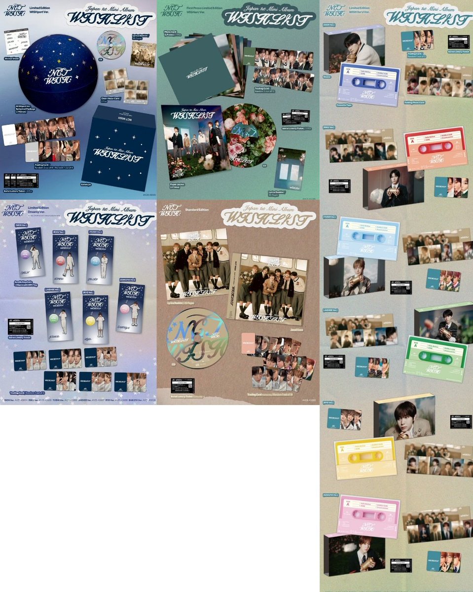 新品、未開封　NCT WISH WISHport Ver.1 CD トレカ付き NCT WISH】 トレカ WISHLIST port 未使用 6個セット - メルカリ