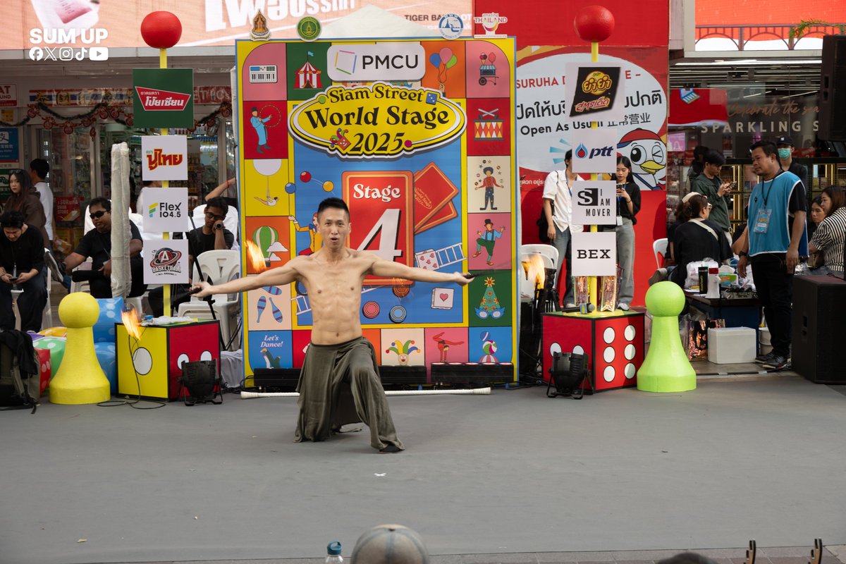 sumup_th's tweet image. 'Siam Street World Stage 2025' อีเวนต์ที่หยิบโชว์ริมถนน มารวมกันไว้ในสยามสแควร์

อ่านต่อได้ที่ FB : sumupth.com/fb

#SiamStreet2025 
#SiamStreetWorldStage2025 
#StreetShow 
#BEX 
#SiamSquare 
#สยามสแควร์ 
#SUMUPVibes 
#SUMUPShot 
#SUMUPTaste 
#SUMUPTH