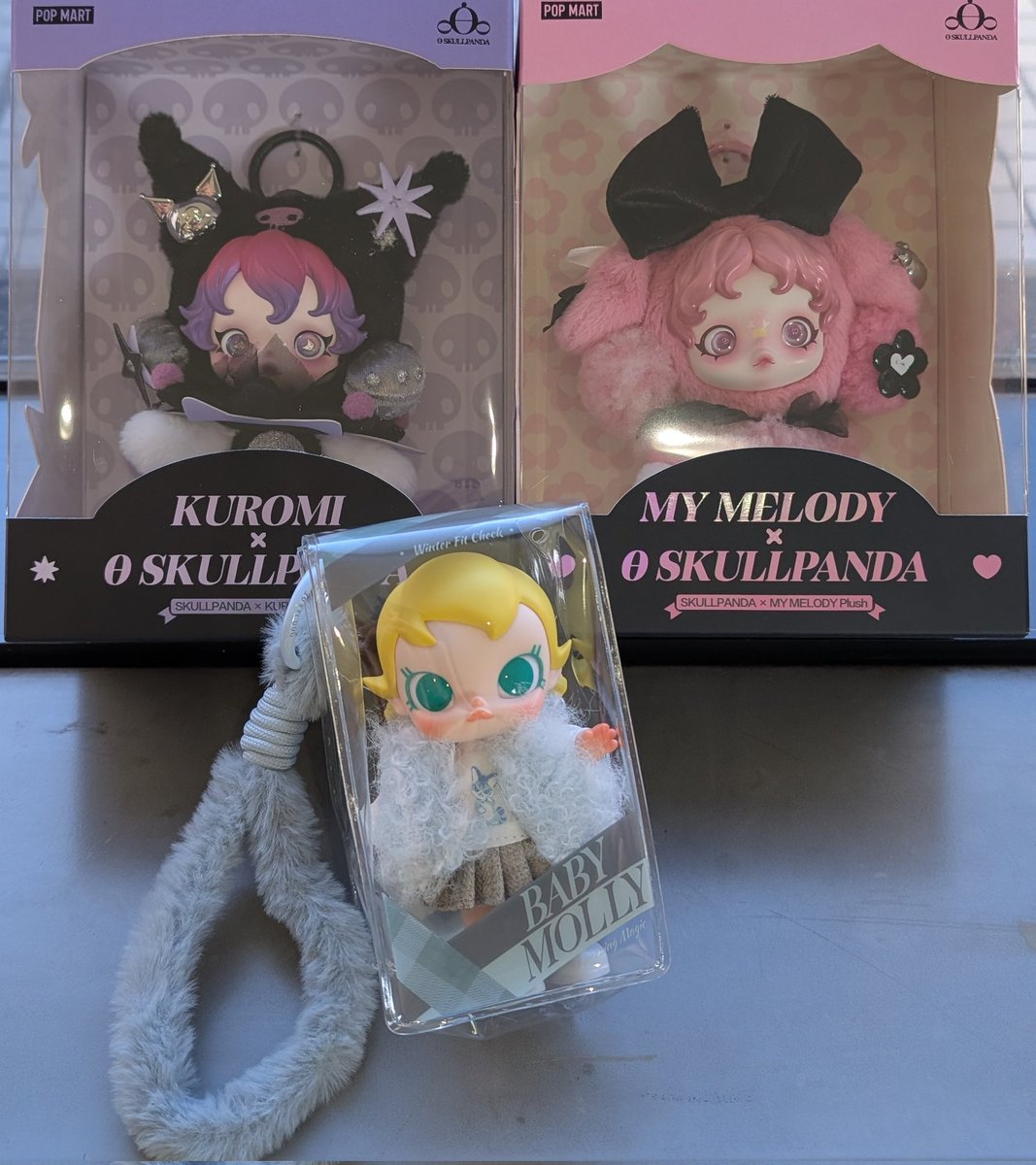 SKULLPANDA × サンリオ ぬいぐるみペンダント 2点セット SKULLPANDA