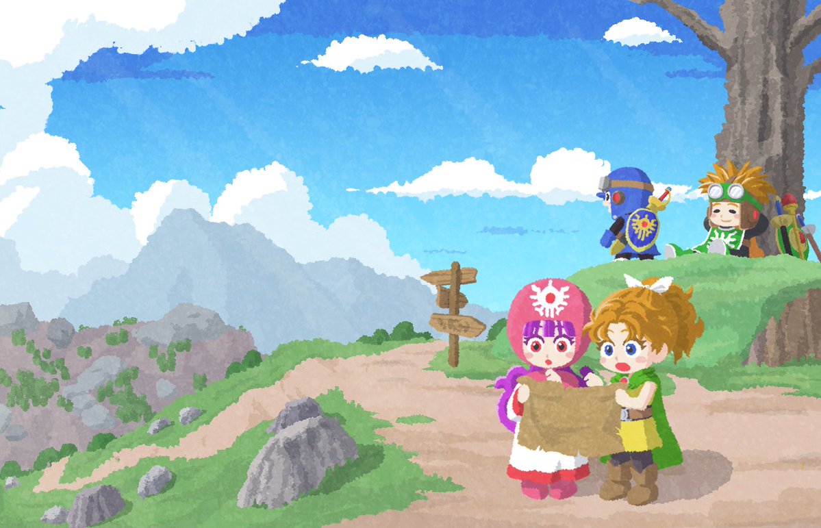 pellrunks's tweet image. 「果てしなき世界」ずっと聴いてられる。
#ドラクエ