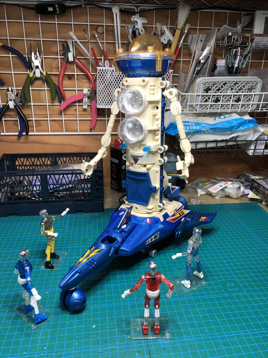 レガシーソウル・ミクロマンコマンド1号4体セット、発送しました、と