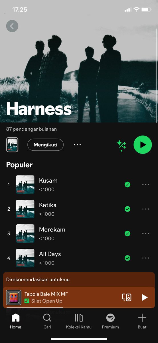 RamdhaniMuttaq1's tweet photo. Dengerin dong lagu2 dari band temen aku harness, aku yakin kalian suka hihi https://t.co/XH6xIs3Hi4