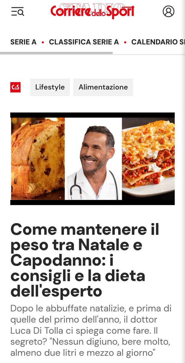 Il mio articolo di oggi sul <a href="/CorSport/">Corriere dello Sport</a> 
corrieredellosport.it/news/lifestyle…