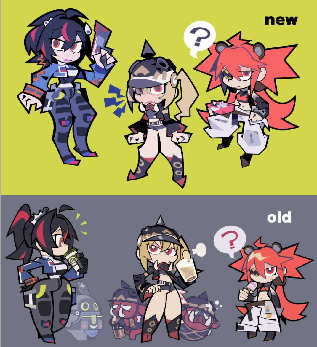 A year ago and now, I've tried different things to figure out how to draw more comfortably.