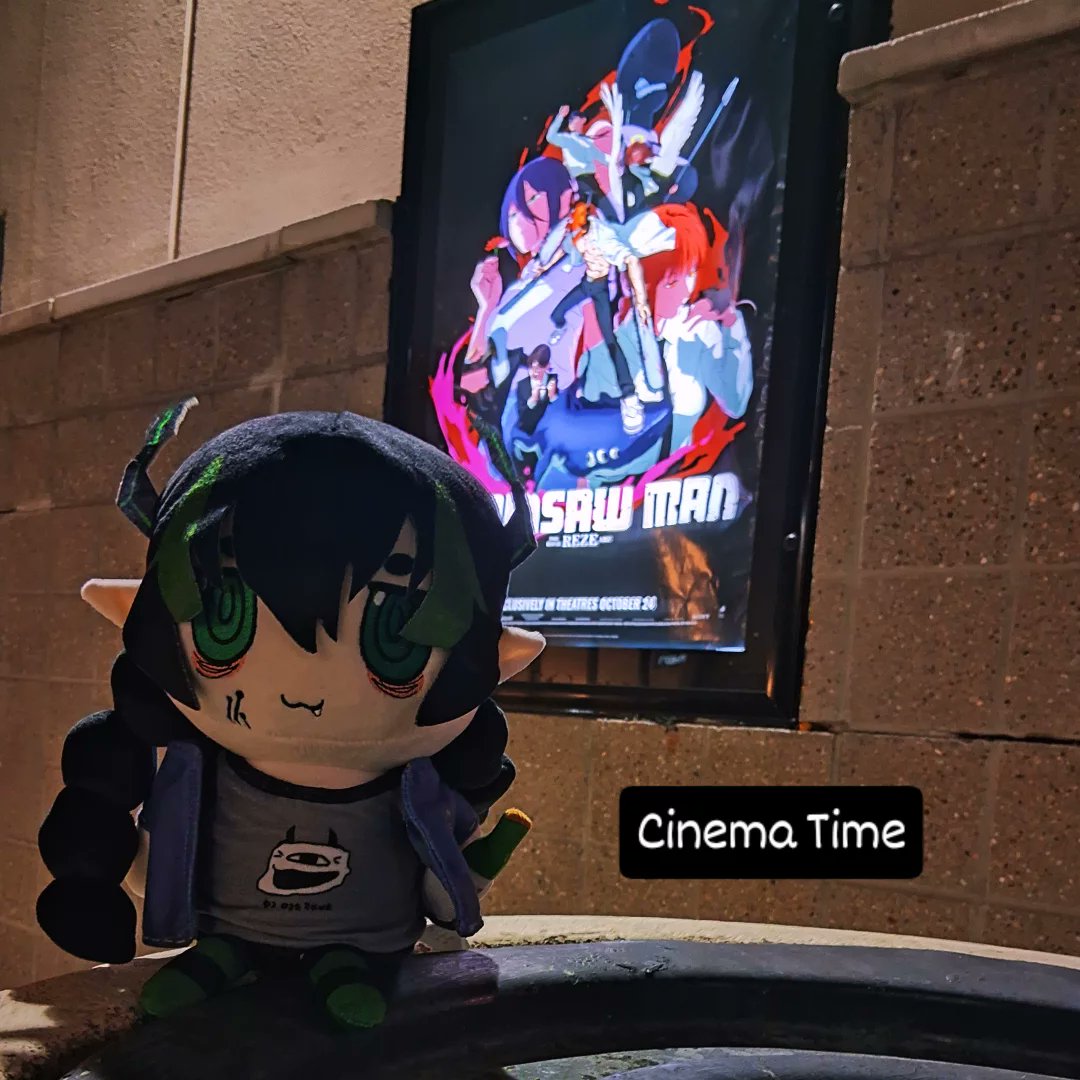 hawkco13's tweet photo. Cinema night with the stinky elf. 
Twas a good night. Denji needs a nice country mouse in his life, poor dude. https://t.co/lDEveCZdAo