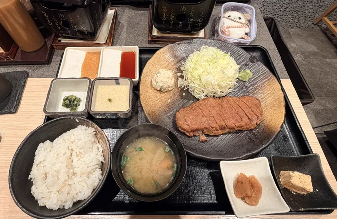 牛カツ美味すぎ神 ヒヒヒヒ