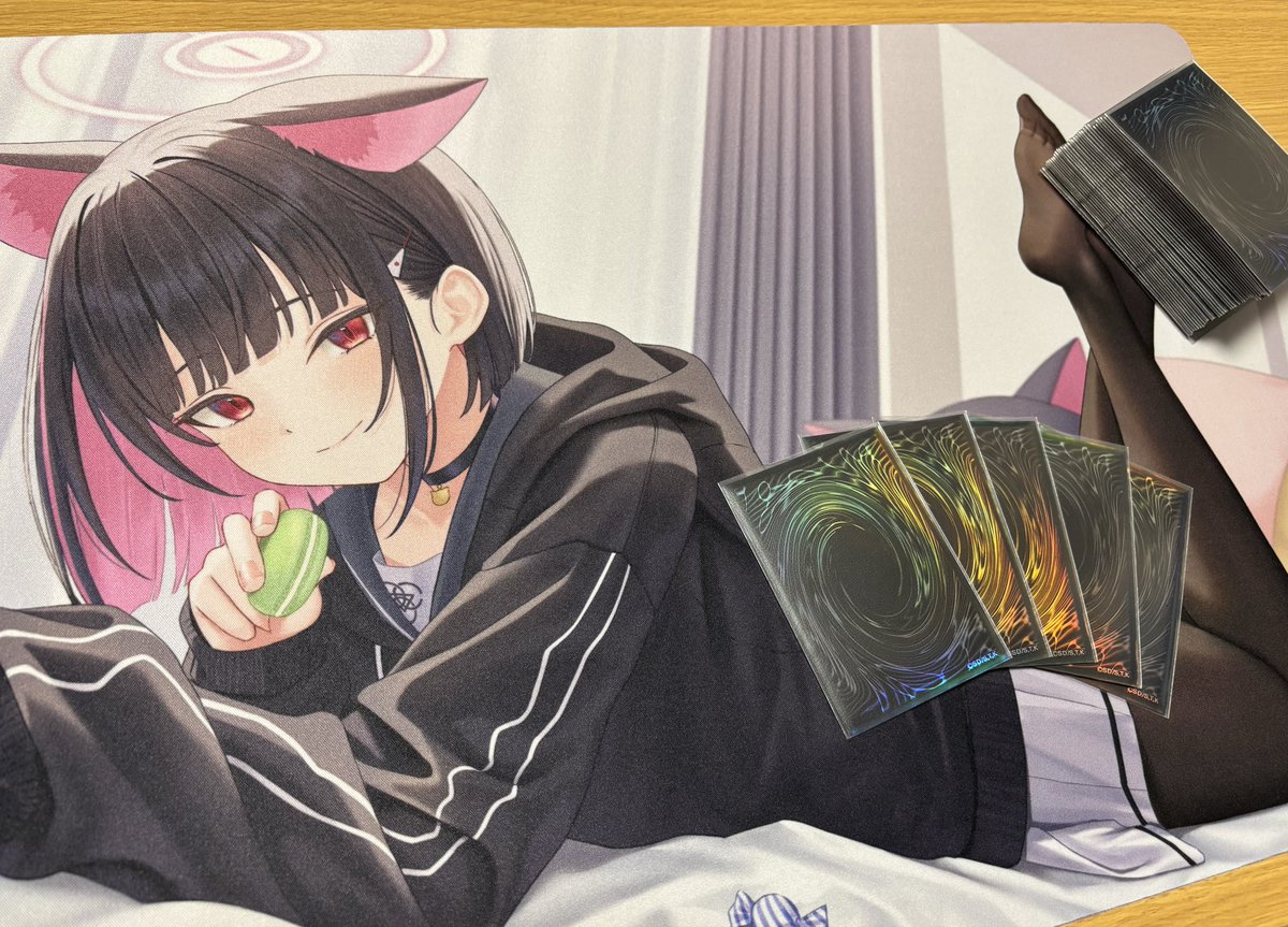 オトメドメイン　飛鳥湊　コミケ　c94 プレイマット プレイマットめっちゃいい感じ！！