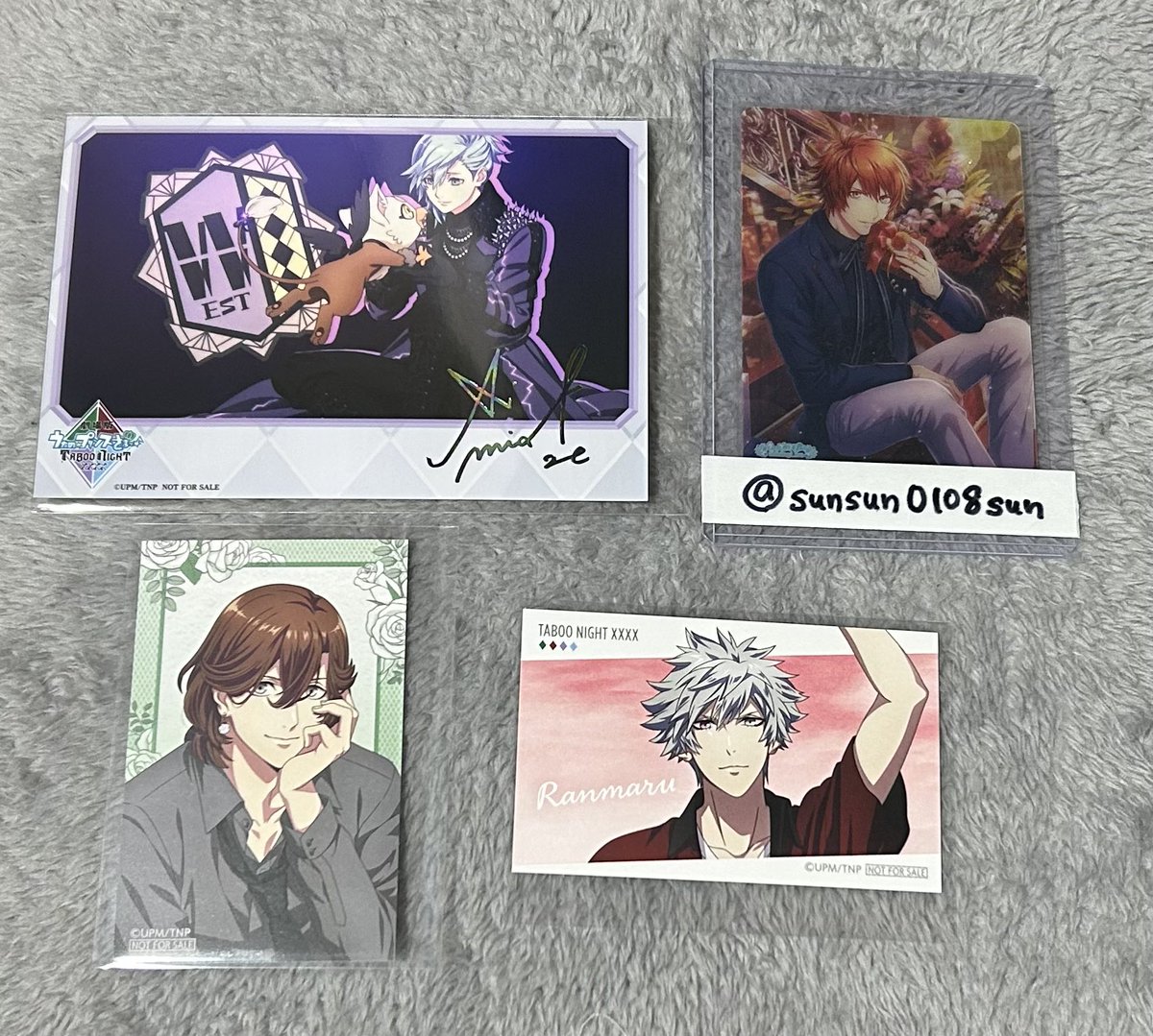 交換】うたプリ タブナイ 早期予約特典 ブロマイド フェア特典 譲