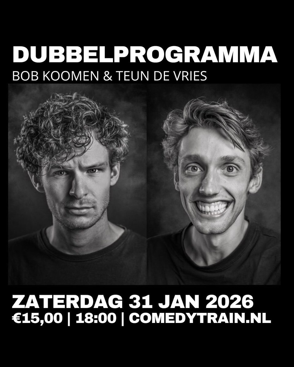 clubToomler's tweet image. Deze comedians gaan het jaar goed aftrappen met een heel aantal nieuwe dubbelprogramma’s op de nieuwe locatie! 🎙️💥

Tot op Westergas! Kaarten via link in bio of Comedytrain.nl/tickets 

Lees meer info over elke dubbel op de site

#Comedytrain #Comedyclub #Standupcomedy