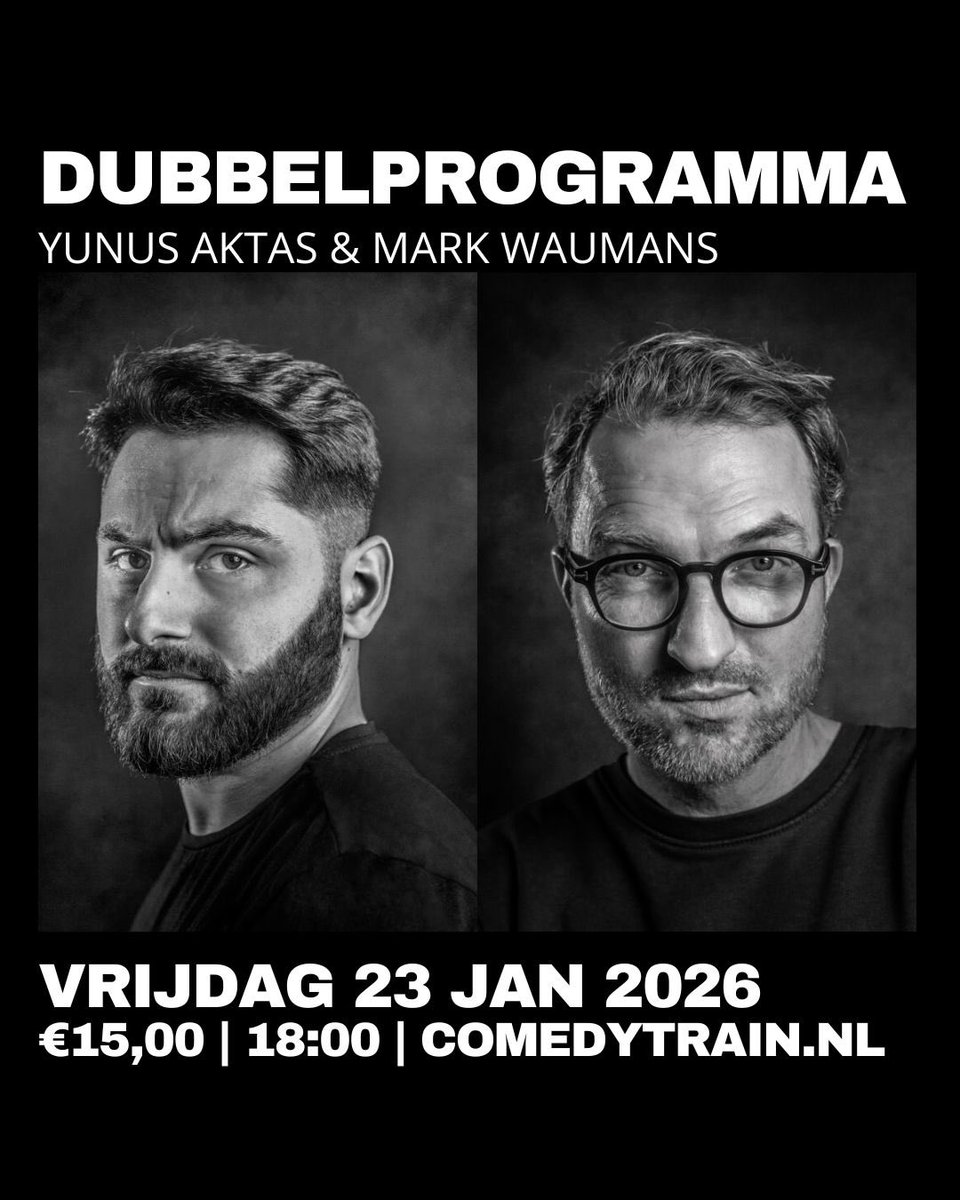 clubToomler's tweet image. Deze comedians gaan het jaar goed aftrappen met een heel aantal nieuwe dubbelprogramma’s op de nieuwe locatie! 🎙️💥

Tot op Westergas! Kaarten via link in bio of Comedytrain.nl/tickets 

Lees meer info over elke dubbel op de site

#Comedytrain #Comedyclub #Standupcomedy