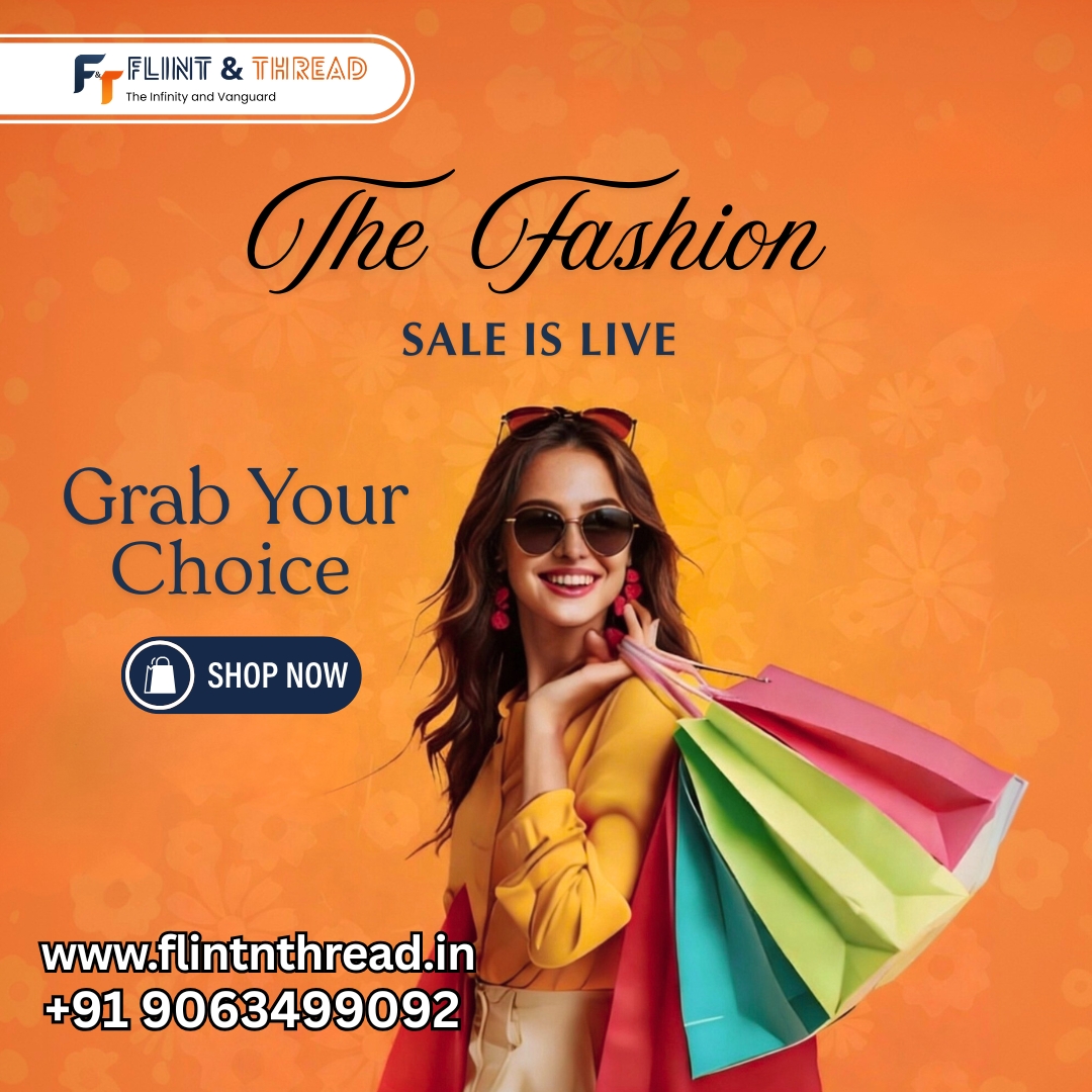 flintandthread's tweet photo. β¨ The Fashion Sale is LIVE! β¨
Grab your favourites before theyβre gone ποΈ
Style that speaks. Deals that wow.
π Shop now: https://t.co/ea5CTkCdFK
#FlintnThread #FashionSale #SaleIsLive #ShopNow #TrendyFashion #OnlineShoppingIndia #StyleUpdate #FashionDeals #ShopOnline https://t.co/ac8HMRWXFg