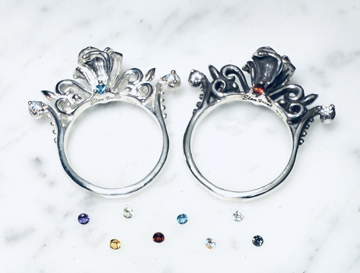 BLUE_ROSE_KIYO's tweet image. お待たせしました✨🙏

今年最後のBLUE ROSE プレゼント🎁企画ですよ❣️

今回は、やはり薔薇🌹💍
指輪を前後から見るとハート系のゴシックデザインの指輪を１名様❗️
仕上げと石を選べます💎

KIYOをフォローと いいね ＆ リポスト

〆切は、12/31まで🙇‍♂️
沢山のご参加を是非✊

発売記念中は25%OFF🉐🔥