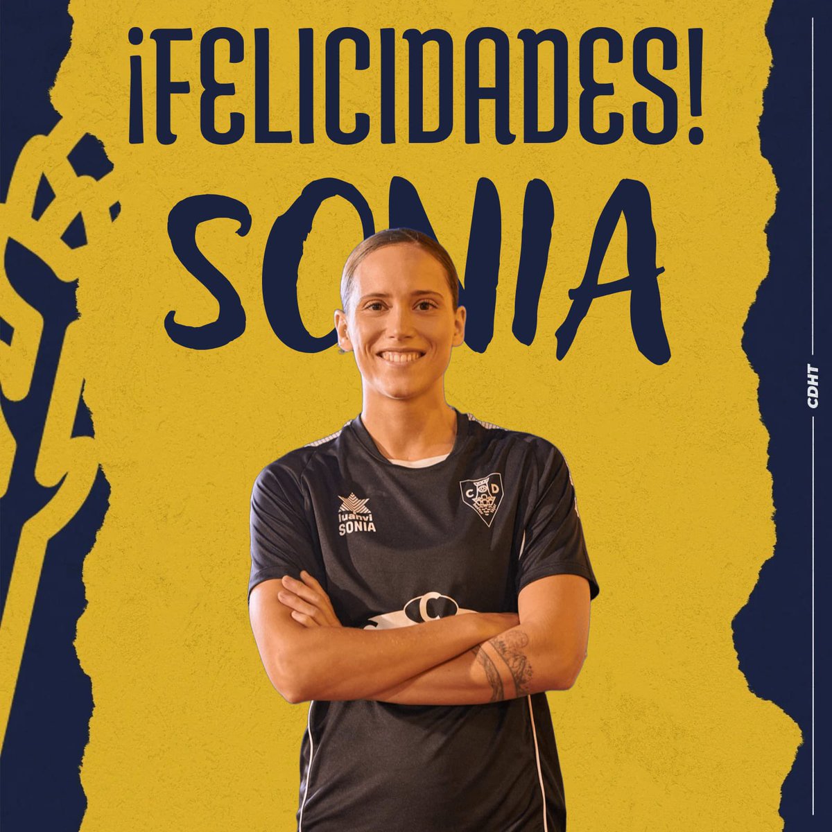 🎉 ¡Hoy cumple años nuestra fisio! 🎉
Fundamental en cada entrenamiento y cada partido. Gracias por tu esfuerzo y por ayudarnos a dar siempre lo mejor.

Te deseamos un año lleno de salud, alegrías y muchos éxitos. Feliz cumpleaños y a seguir sumando victorias! 💪

#CDHT #CESURCA