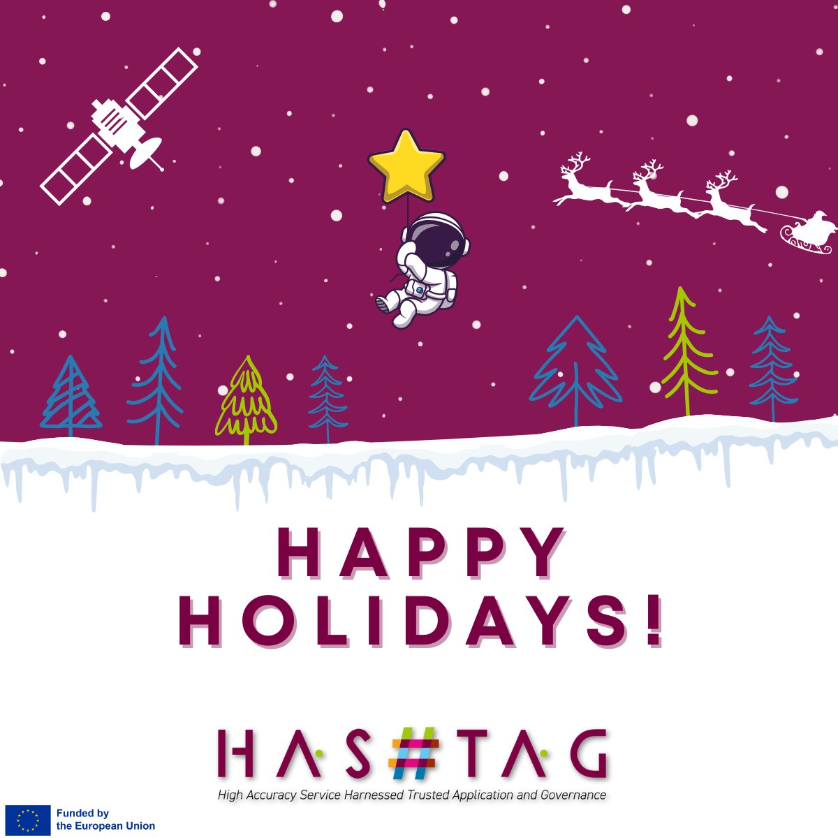 Happy holidays from HASHTAG 🌍

As the year winds down, we thank our partners and community for advancing trusted data, high-accuracy positioning, and space-enabled solutions for sustainable agriculture.

Looking ahead to what’s next 🚀🌱

#HASHTAG #SpaceInnovation