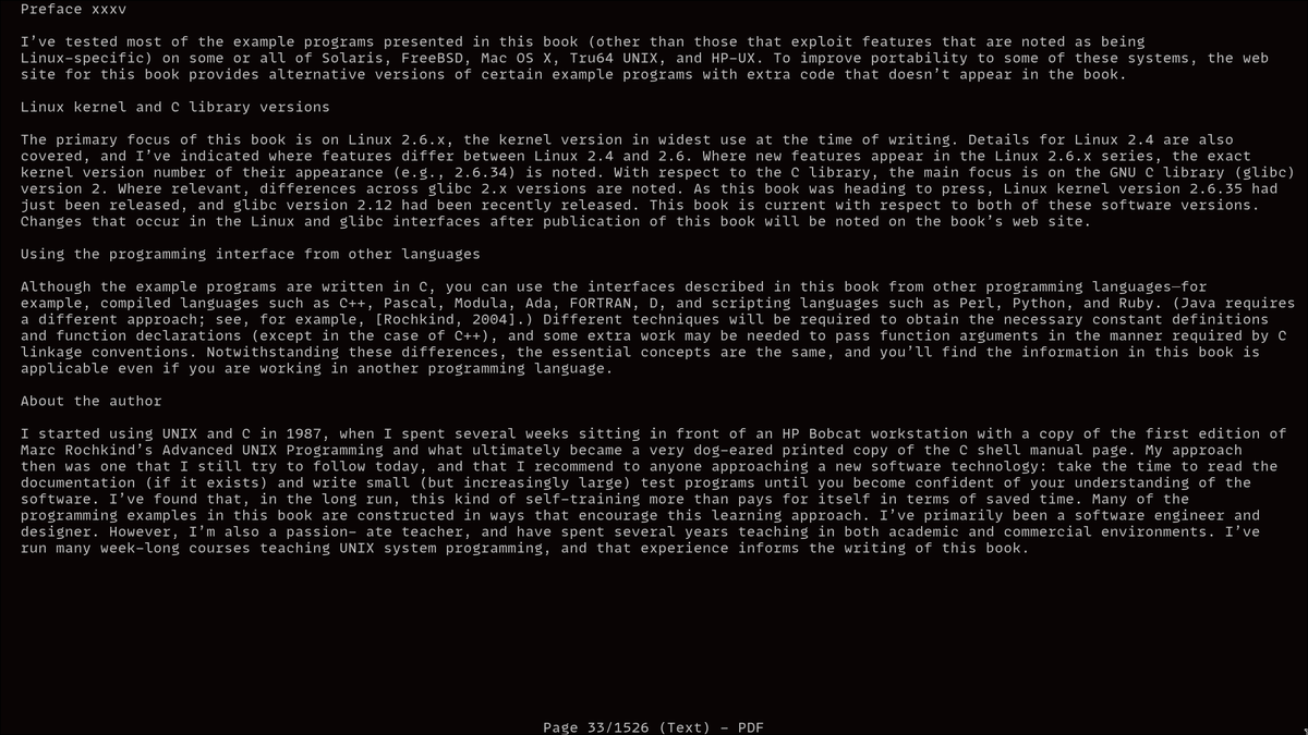 YujonP's tweet photo. A terminal-based PDF and EPUB reader with fuzzy file search, high-resolution image rendering, and intelligent text reflow. Try it out:  
https://t.co/CoHtHNDdLr

#Linux #terminal #kitty https://t.co/4DD2Ar9a3V