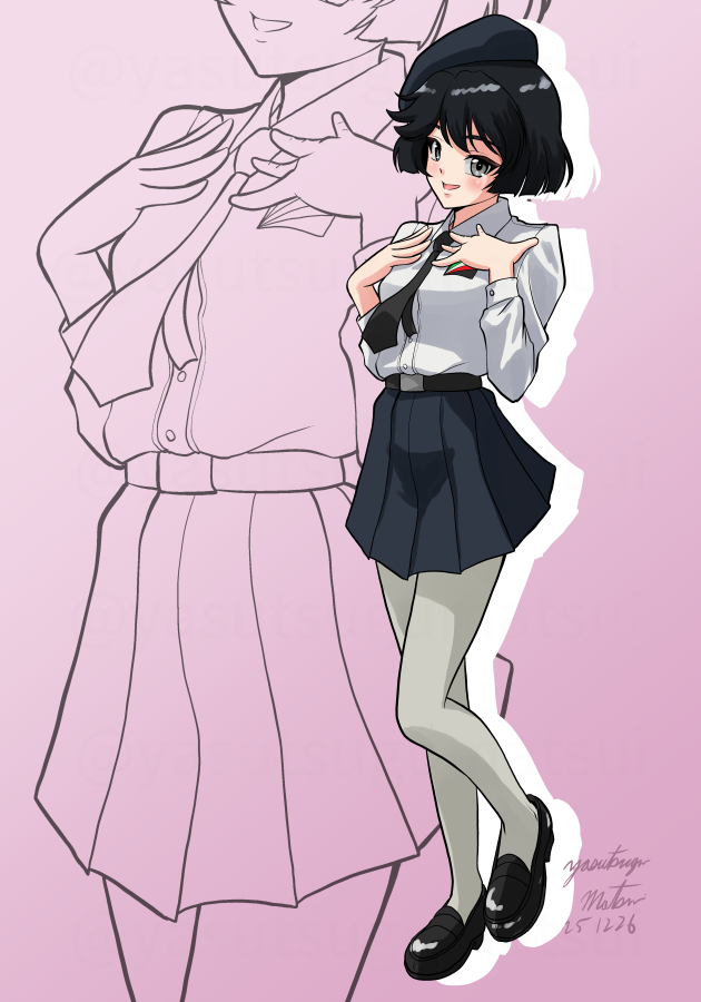 優季ちゃんのアンツィオ制服が可愛かったのでうりゃっとらくがき。
#ガルパンらぶらぶ 