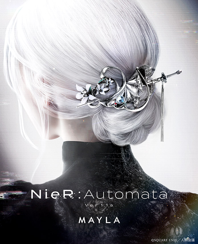 mayla_classic's tweet image. 『NieR:Automata Ver1.1a』×MAYLA
マジェステ+簪の退廃的な雰囲気が美しすぎる…！！
mayla.jp/main/collectio…