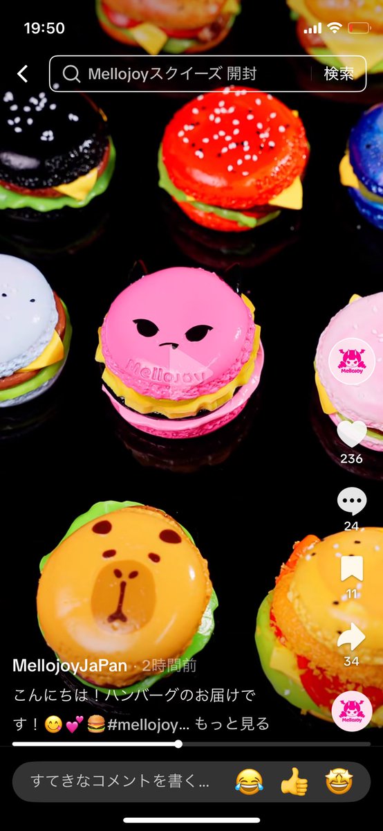 mellojoyのハンバーガー来たー！！！！！！最高過ぎる戦争に混ざるしか