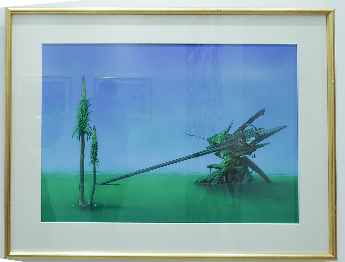 何回見に行っても別冊の表紙は別格だなぁ♪ アレの複製原画マヂで