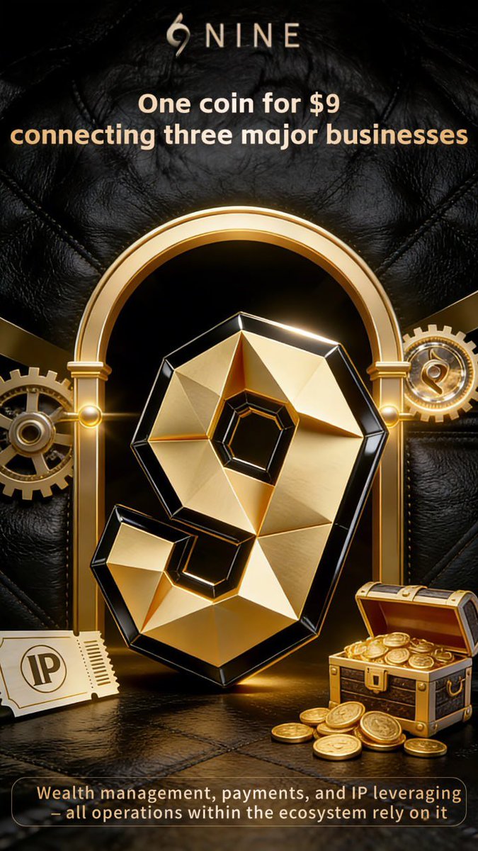 NineGroupGlobal's tweet photo. 🔗 One $9 token seamlessly links wealth management, payments, and IP.
💎 It's the ecosystem's golden link—hold one and master it all.
🚀 Simplify your digital life with a single all-access token.
#9Token #DrPONGxTleFirstone #NINE https://t.co/DAYSPb2fVc