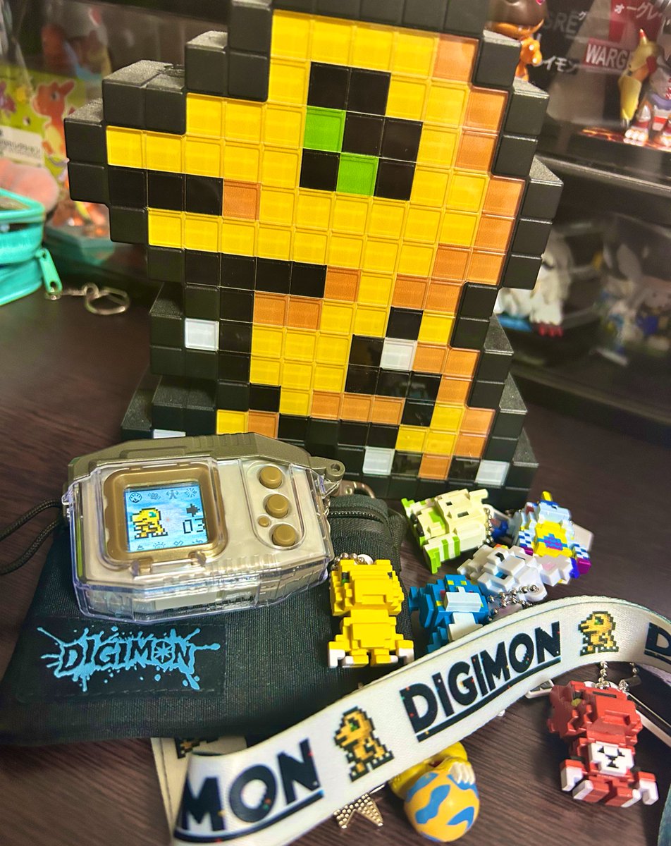 新商品デジモンドットフィギュアチャームがめちゃくちゃかわいい