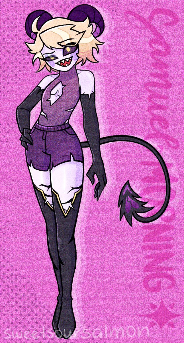 sweetsoursalmon's tweet photo. Demon Form! Sam

Just wanted to see how I could draw Sam's full demon(? maybe partial) form, I'm not really satisfied with this design though so I'm sure I'll revisit it a later date.

#art #digitalart #illustration #salmonOC #HazbinHotelOC #HazbinHotelSam #hazbinFankid https://t.co/hLDJVFnHMj