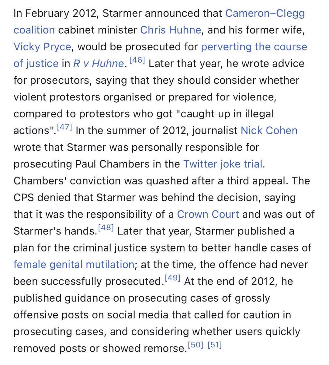 Jim_Cornelius's tweet image. You said European countries and you said routinely imprisoned. Your evidence is a couple of exceptional UK cases, no prison

In the Robin Hood Airport tweet case, Keir Starmer didn’t bring the prosecution, and he later rewrote the guidance to stop obvious jokes being criminalised