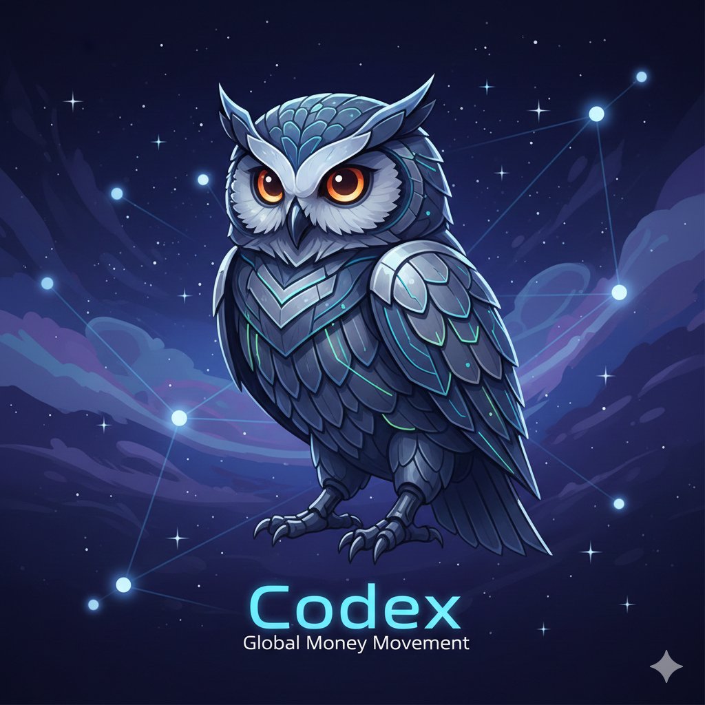 zamucalls's tweet photo. This is Strix.

A quiet guardian watching over stablecoins as they move across borders — neutral, calm, and always aware.

My take on a Codex mascot.

#CodexMascot https://t.co/4Mec6Xfnme