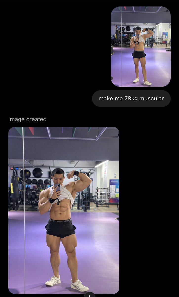 78kg na muscles is too much pala haha