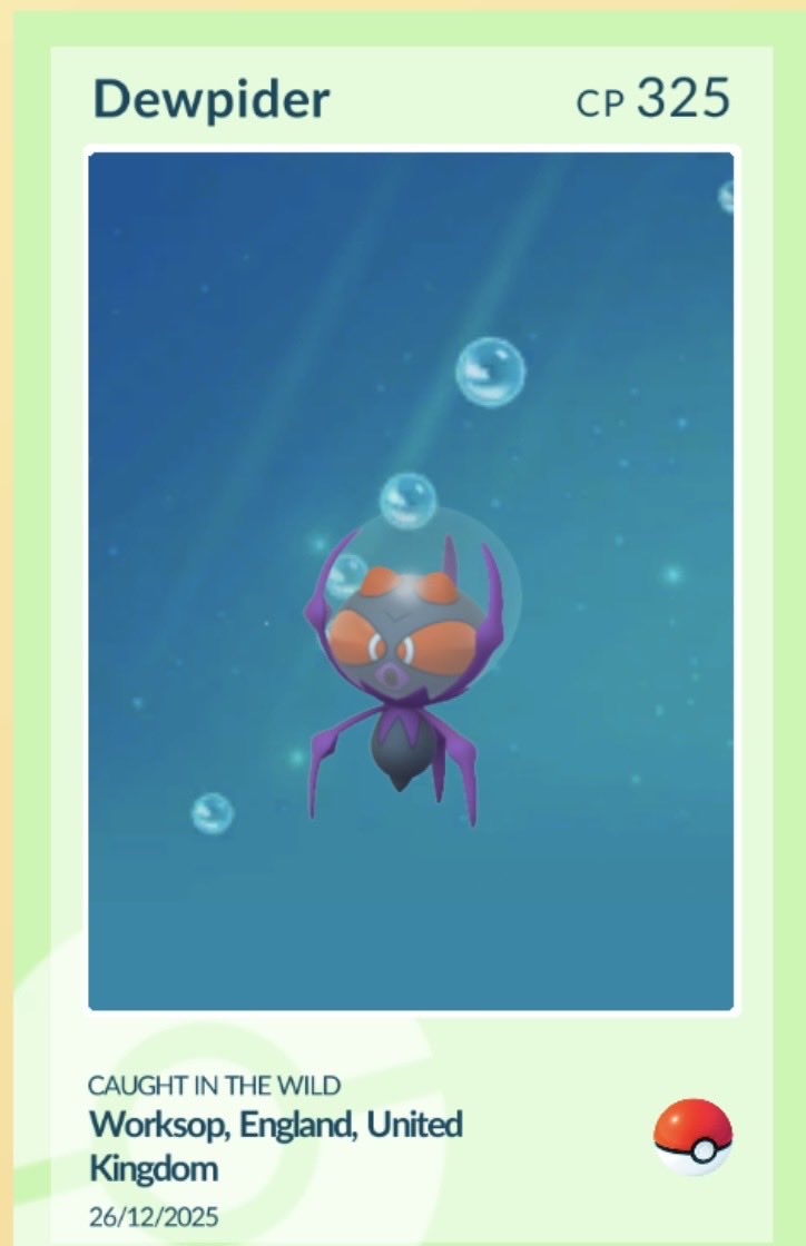 devonscider's tweet image. Nice Boxday Day shiny ⁦@PokemonGoApp⁩