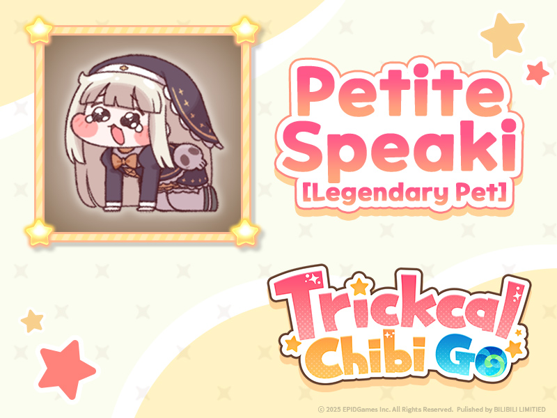 📢Legendary Pet [Petite Speaki] About to Arrive❣️

A plush toy made in the likeness of Speaki with tear-filled eyes. When touched, it emits a sound that of a typical squeaky toy, just like Speaki's crying.

💝Participate in the event for a chance to get it for free~🆓‼️
Masters,