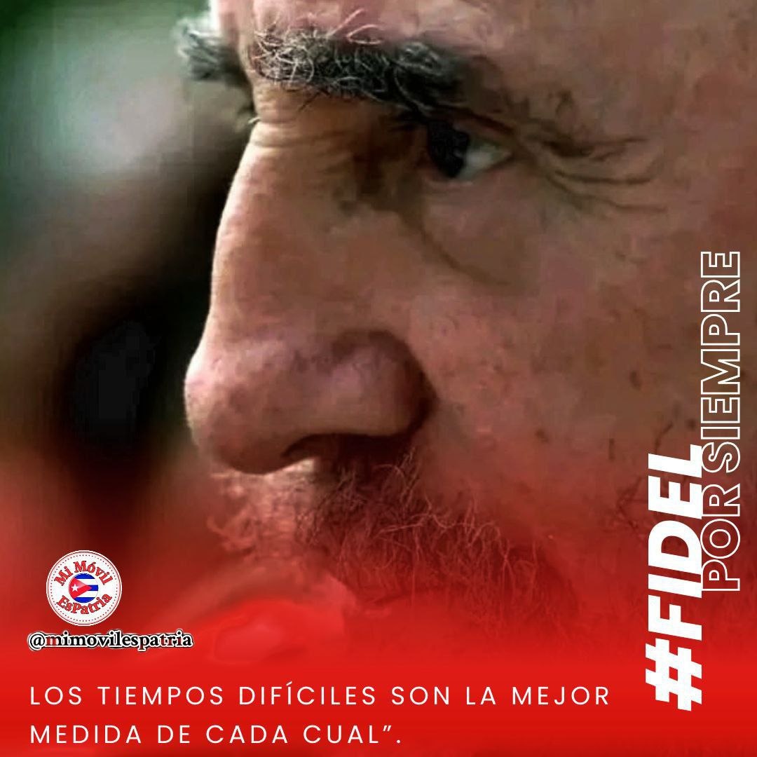 Buenos días 🇨🇺 #IslaRebelde
Con nuestro #FidelPorSiempre 
#MiMóvilEsPatria