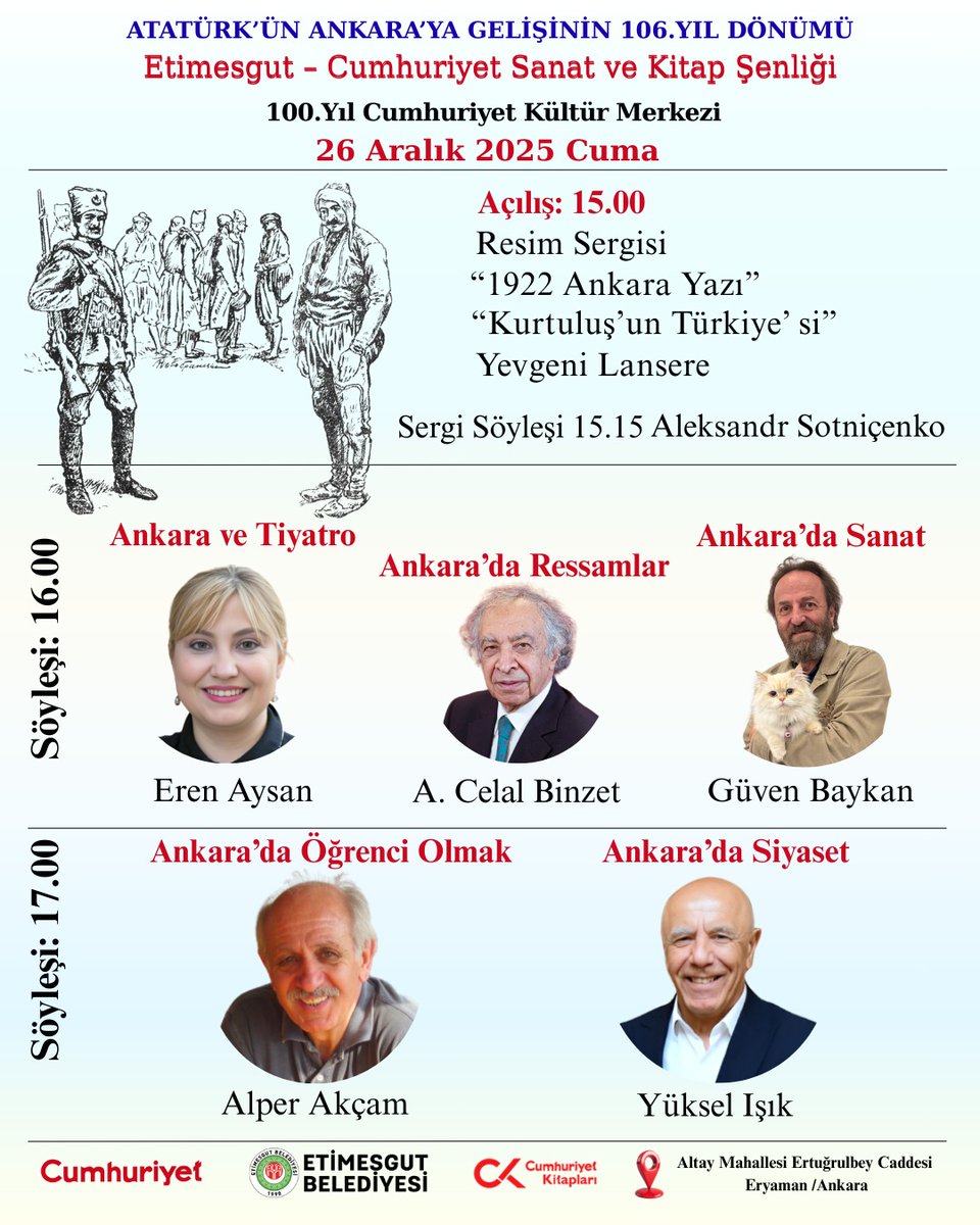 Cumhuriyet Kitaplarının Şenliği
#Etimesgut #kitap #27AralıkHuzurdayız