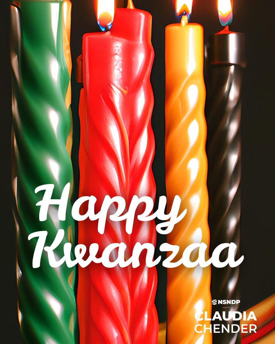 As Kwanzaa begins, I'm reflecting on the importance of community, culture, and shared responsibility. Wishing everyone celebrating a joyful week!