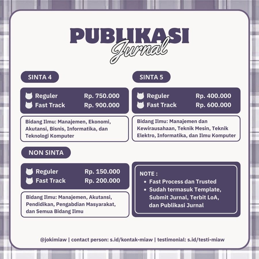 yang mau publikasi sinta maupun non sinta, silakan tanya-tanya di kontak aku yaa imut, LoA masih bisa keluar tahun ini terakhir minggu depan nih #zonauang