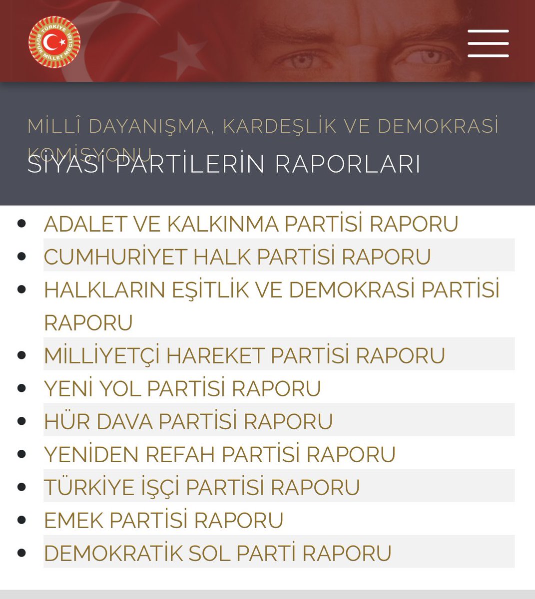 Siyasi partilerin Ankara’da meclis komisyonuna sundukları raporları burada bulabilirsiniz. Kürtlerin milli hakları konusunda en iyi raporun Hüda Par raporu olduğunu göreceksiniz.

tbmm.gov.tr/Milli-Dayanism…
