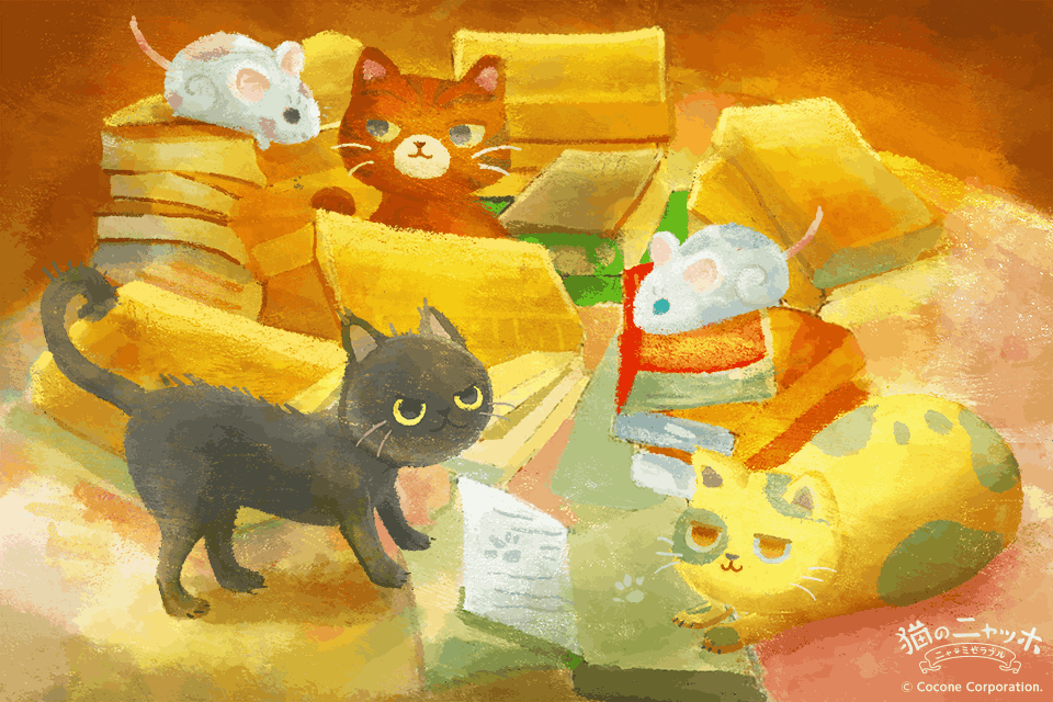 【猫と世界の絵画ギャラリー】
静物：フランスの小説 / ニャッホ

#猫のニャッホ