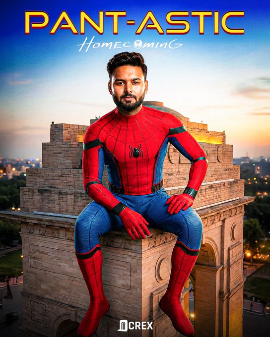 Spidey Pant swings into action for his home team Delhi! 
