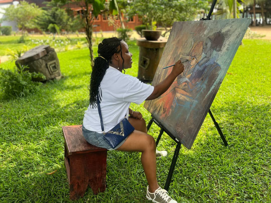 AlkebulanCentre's tweet image. Unleash the painter within you at the Alkebulan Heritage Centre. Where culture, color, and creativity meet—let your brush tell the stories of our heritage and bring art to life on canvas.
#AlkebulanHeritageCentre #PaintYourHeritage #ArtistWithin