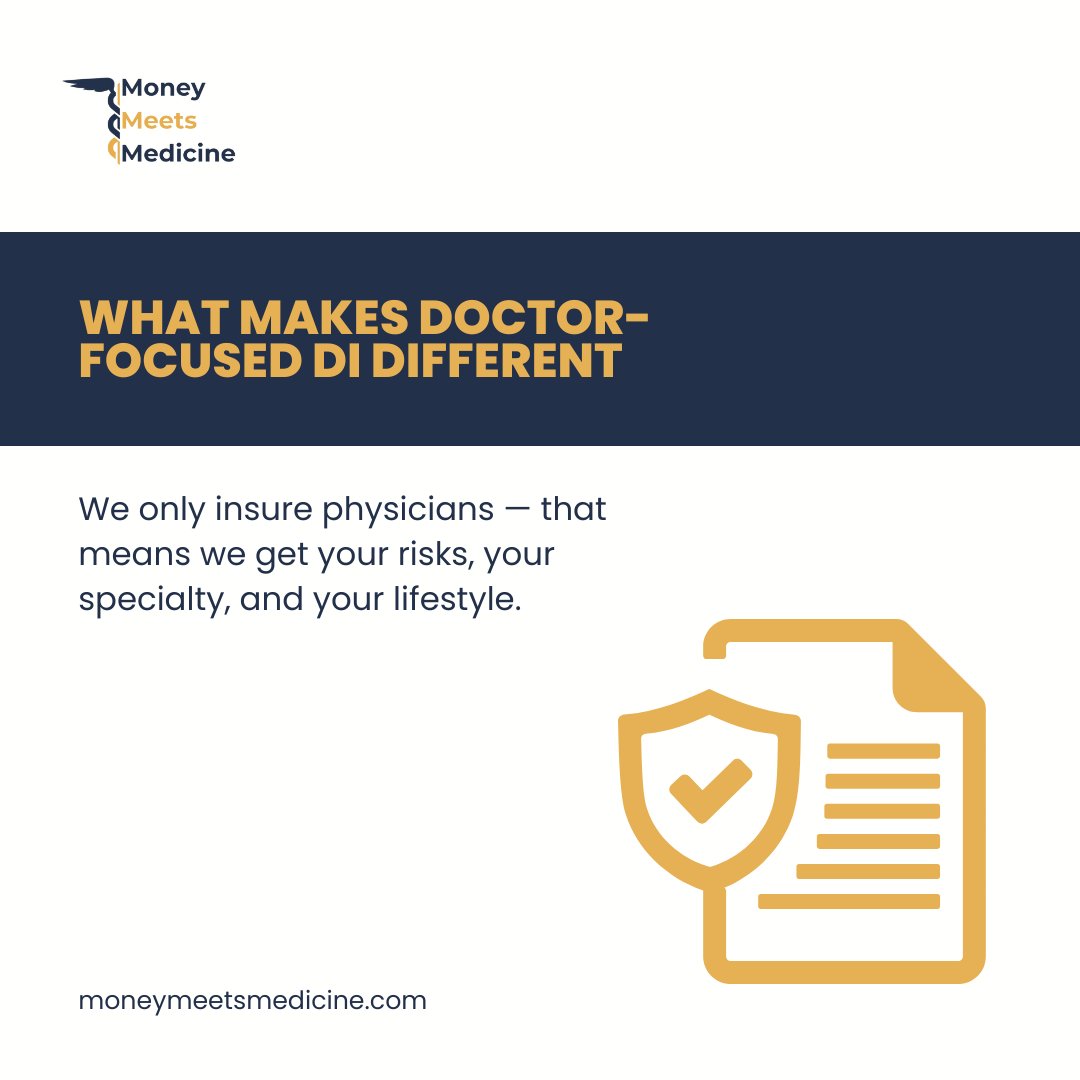 michael_MMMDI's tweet image. Doctor-focused DI understands those realities and protects your ability to practice the specialty you trained years for.

#doctorinsurance #physicianrisk #medicalcareer #incomeprotection #financialwellnessformedicine