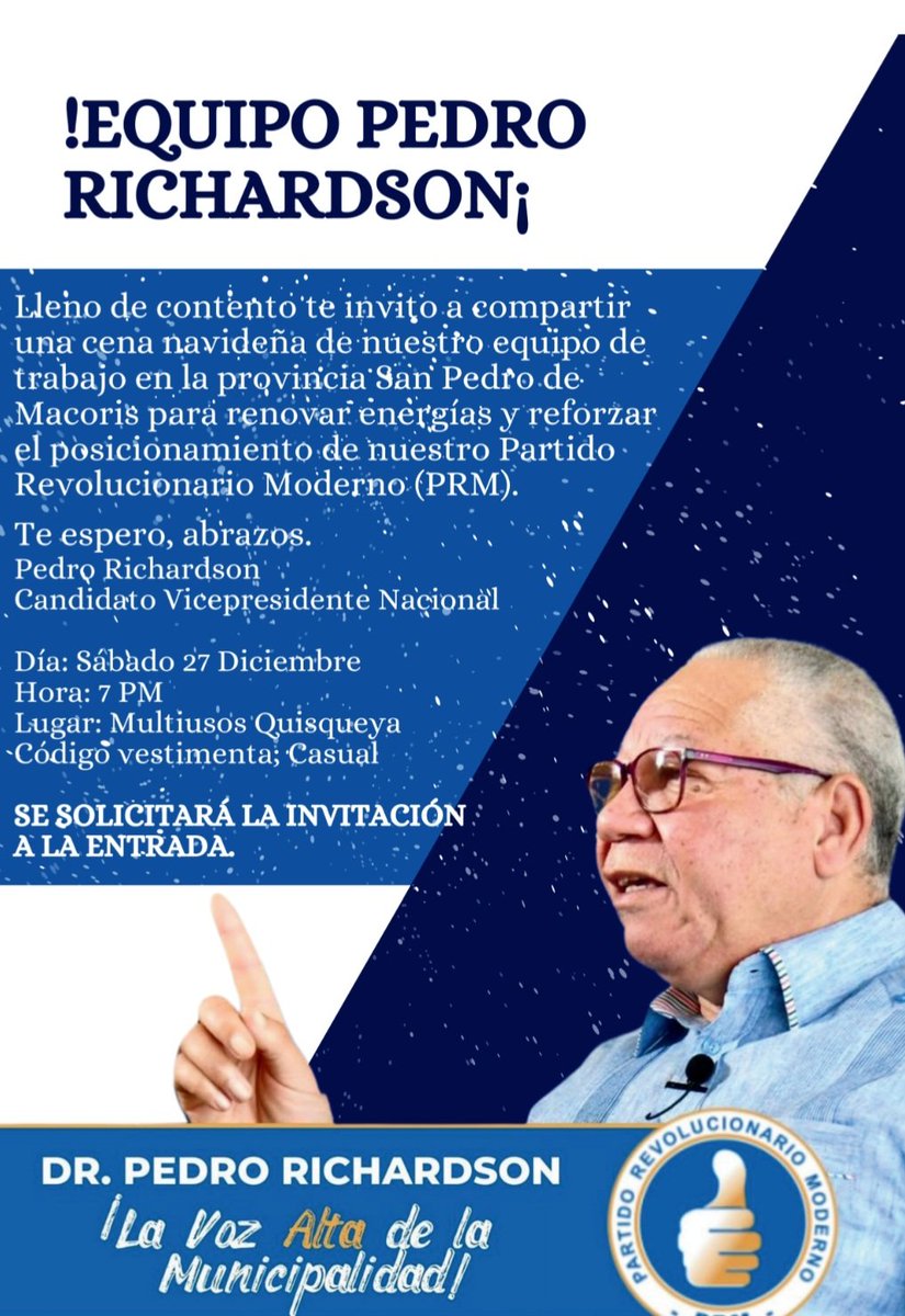 Por un partido cada vez más inclusivo,de plena democracia orgánica que asuma sin vacilaciones la defensa de su gobierno. <a href="/luisabinader/">Luis Abinader</a> <a href="/DavidColladoM/">David Collado</a> <a href="/kelvincruzrd/">Kelvin Cruz</a> <a href="/JosePaliza/">Jose Paliza</a> <a href="/neneycabrera/">Neney Cabrera</a> <a href="/raquelarbaje/">Raquel Arbaje</a> <a href="/RaquelPenaVice/">Raquel Peña</a> <a href="/DeligneAB/">Deligne Ascención</a>